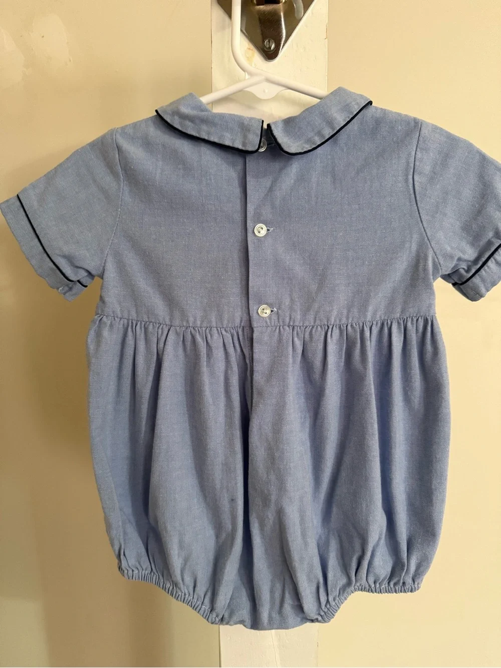 Carriage Boutiques Smocked Train Bubble Romper
